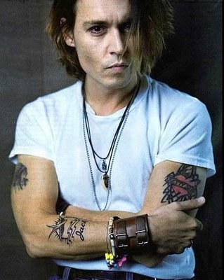 Johnny Depp Arms Tattoo
